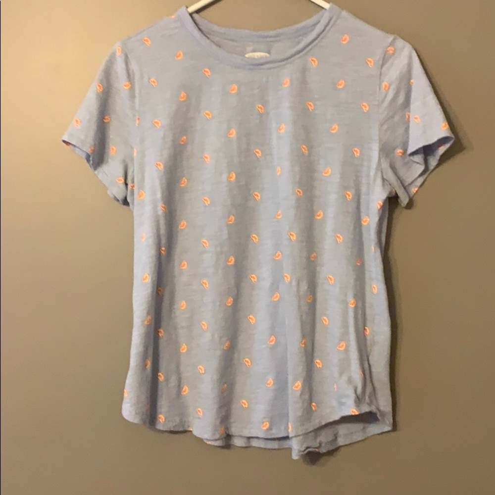 old navy orange slice shirt